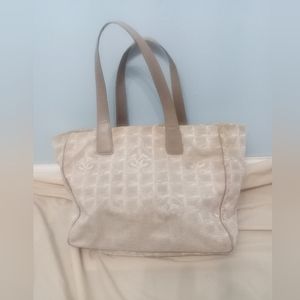 Sold on Mercari Chanel travel nylon tote bag tan